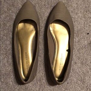 Christian Siriano Gray Flats